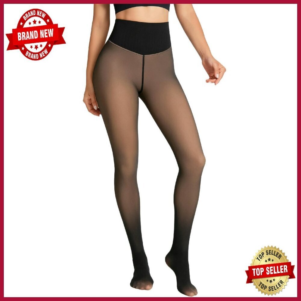 Fleece Lined Thermal Tights with Tummy Control & Butt Lifting
